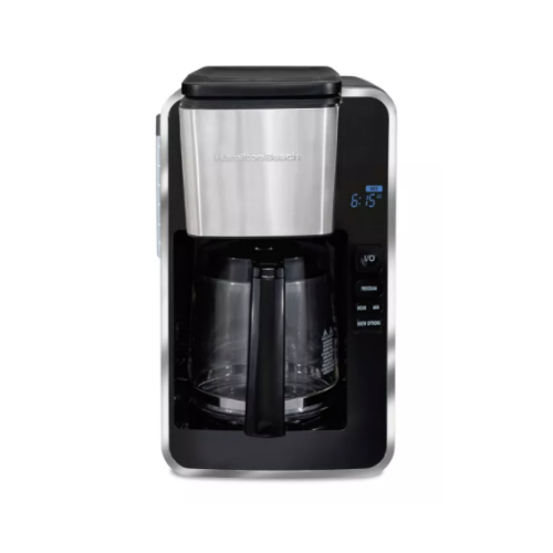 Hamilton Beach FrontFill Deluxe 12-cup programmable coffee maker for $30