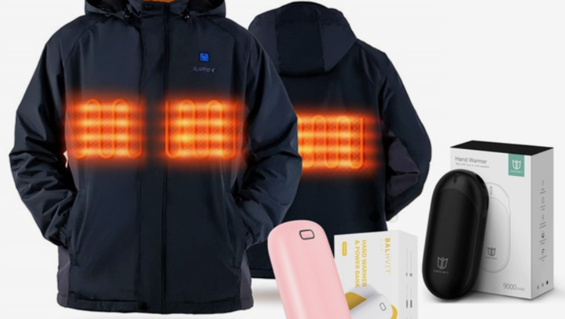 Today only: Heated jackets, socks & hand warmers from $15