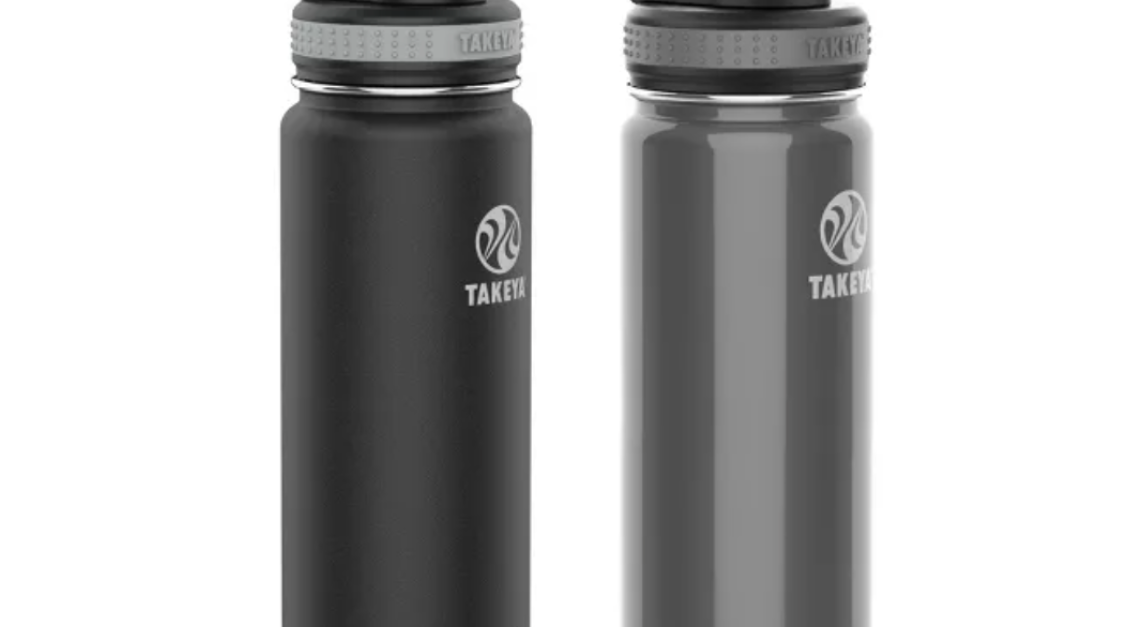 2-pack of Takeya 24-oz. Originals stainless steel water bottles for $18