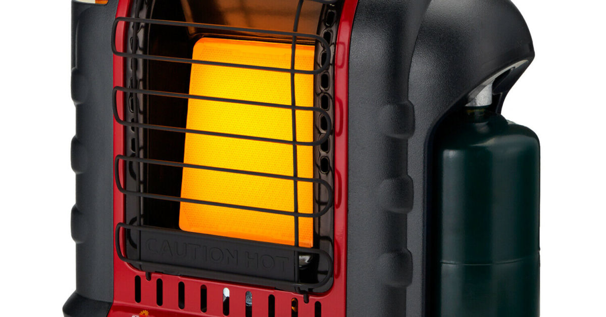 Mr. Heater 9000 BTU propane portable heater for $74