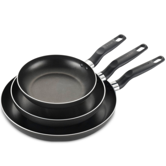 3-piece T-Fal nonstick pan set for $16