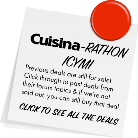 Meh is having a “Cuisina-rathon” with new Cuisinart deals all day!