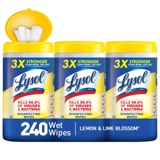 240-count Lysol disinfecting wipes for $6