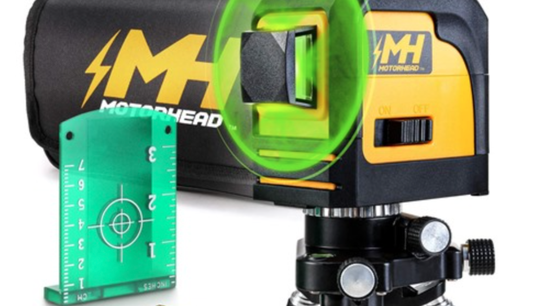 Today only: Motorhead self-leveling laser level for $70