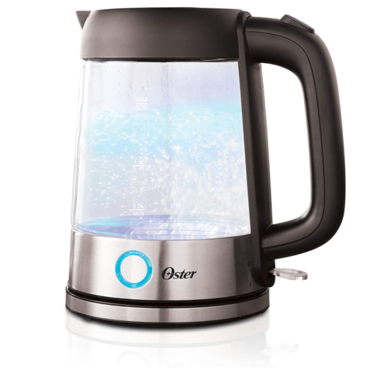 Oster 1.7L 7-cup illuminating glass kettle for $33