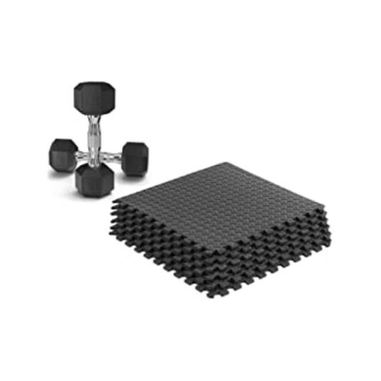 Today only: Epic Fitness dumbbells and foam floor tiles from $20
