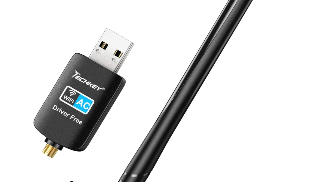 Techkey 600Mbps Wi-Fi dual band USB network adapter for $8
