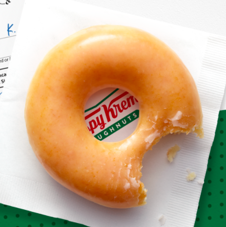 Krispy Kreme: The first 500 guests get a FREE dozen today!