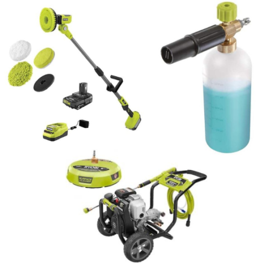 Today only: Save up to 34% on pressure washers and cleaning supplies