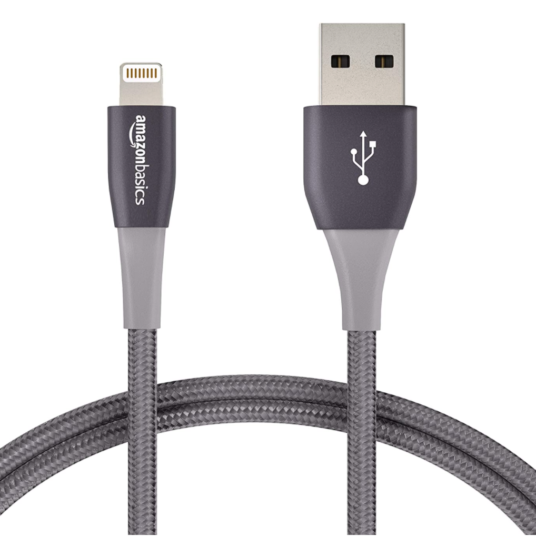 Prime members: 2-pack AmazonBasics lightning to USB-A cables from $5