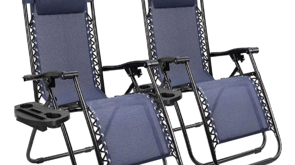 Today only: 2 ZMZ Global zero gravity lounge chairs for $100
