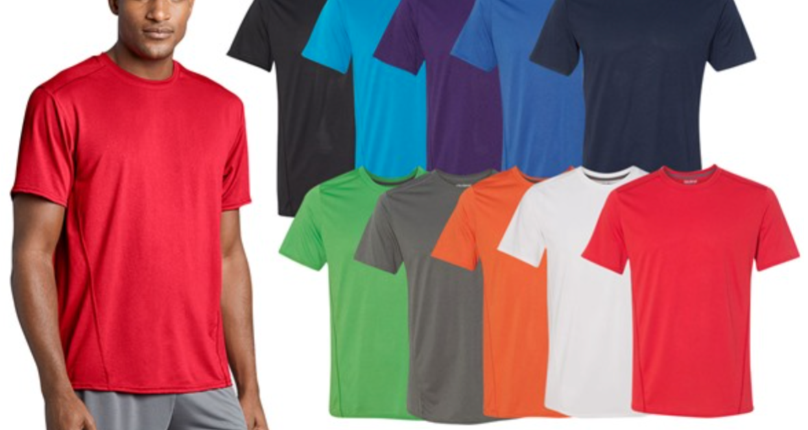 Today only: 8-pack Gildan men’s UPF 30+ moisture wicking active tees for $28