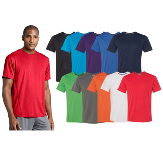 Today only: 8-pack Gildan men’s UPF 30+ moisture wicking active tees for $28