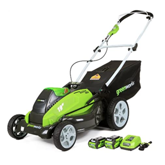 Today only: Greenworks G-MAX 19-inch 40V cordless lawn mower for $200