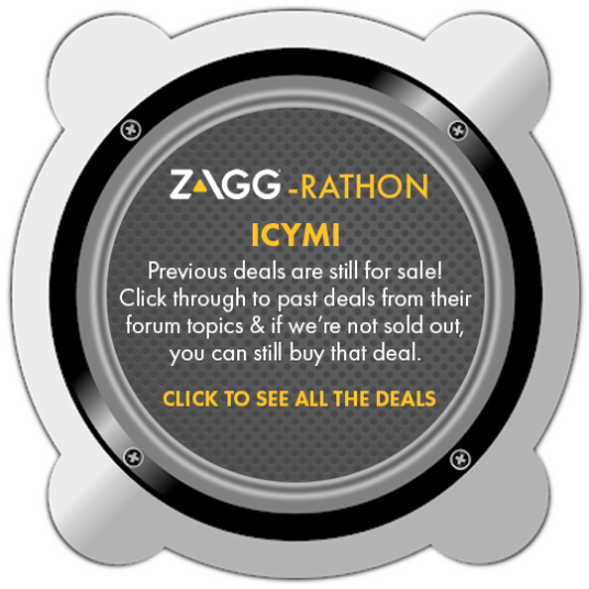 Meh is having a “Zagg-rathon” with new deals all day
