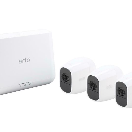 Netgear Arlo Pro 2 wireless security system with 3 cameras for $300
