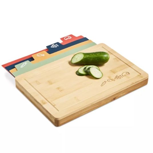 Art & Cook 5-piece bamboo board & cutting mat set for $10