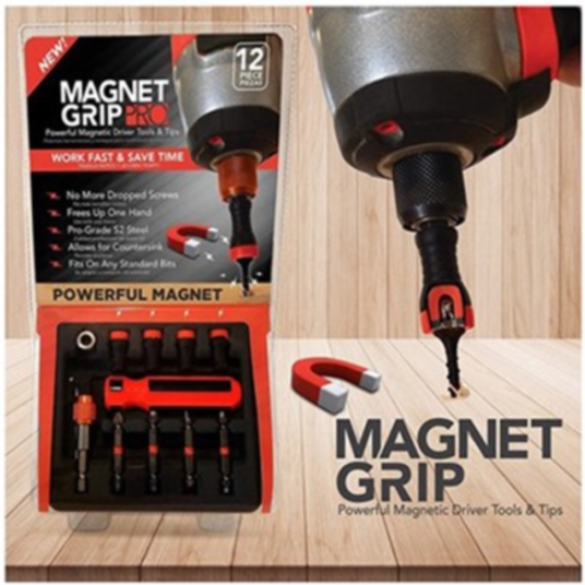 Today only: Magnet Grip Pro 12-piece magnetic drill bit set for $18