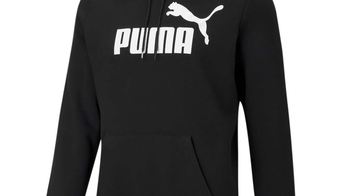 Puma Essentials men’s essentials big logo hoodie for $23, free shipping