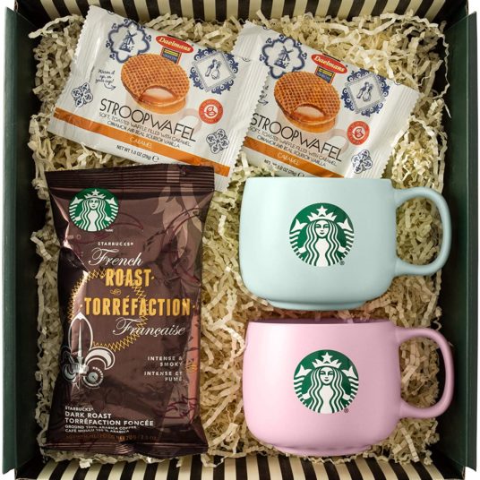 Starbucks Affection 5-piece gift box with greeting card for $14
