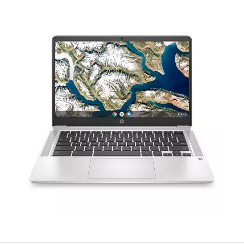HP 14″ HD Chromebook with 4GB memory & 32GB eMMC for $199