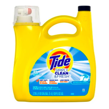 Tide Simply Clean & Fresh 128-fl. oz. liquid laundry detergent for $8