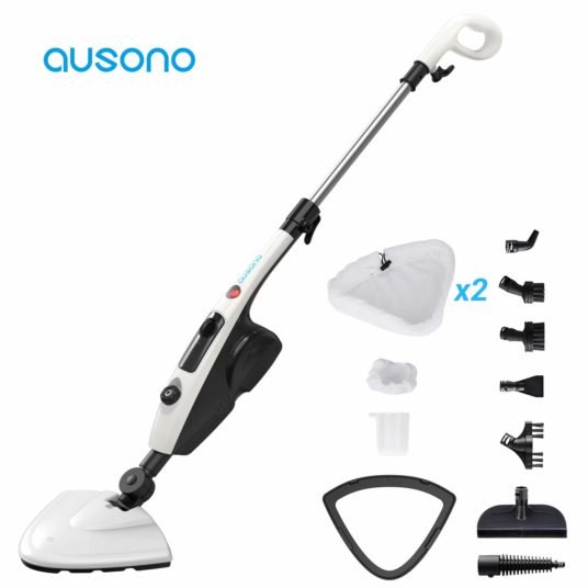 AUSONO 10-in-1 multifunctional steam mop for $60