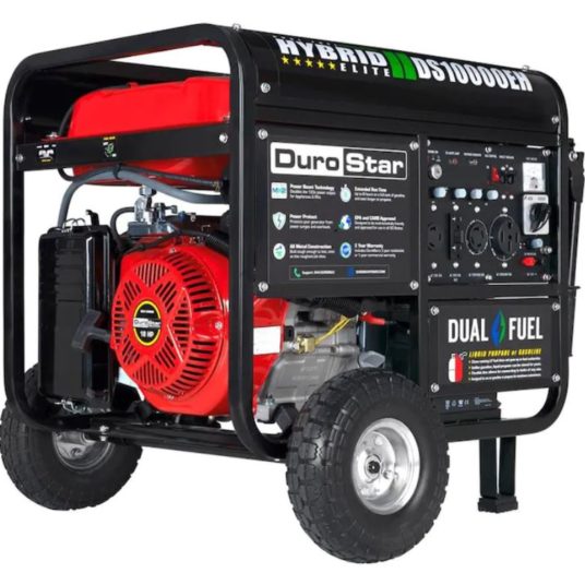 Today only: DuroStar 8000-watt gasoline/propane portable generator for $879