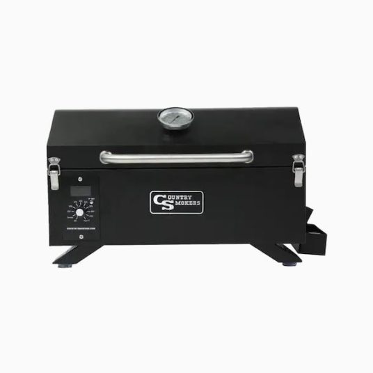 Today only: Country Smokers Frontier 256-sq in black pellet grill for $185