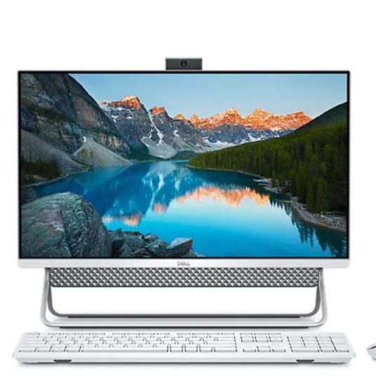 Dell Inspiron 24″ 5000 silver all-in-one desktop computer for $579