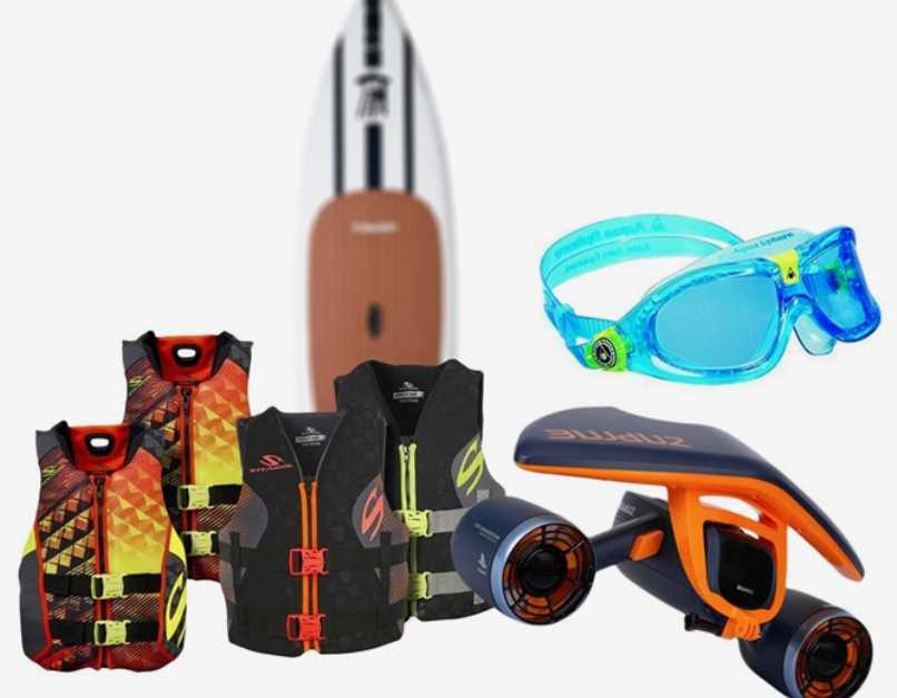 Today only: Water sports accessories from $10