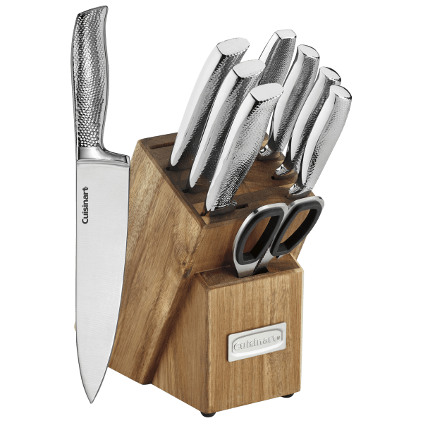 Today only: Cuisinart 10-piece stainless steel hammered knife block set for $60 shipped