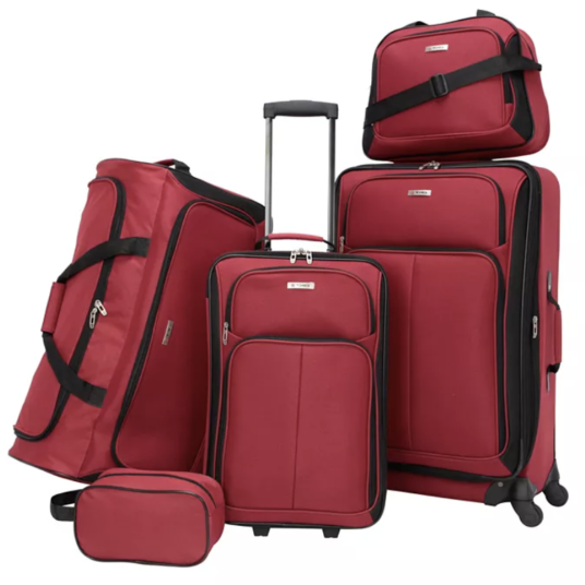 Tag Ridgefield 5-piece luggage set for $80, free shipping