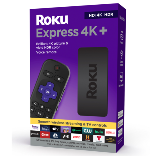 Roku Express 4K+ streaming player for $30