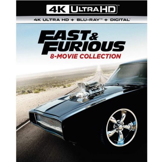 Today only: Fast & Furious 8-movie collection for $29