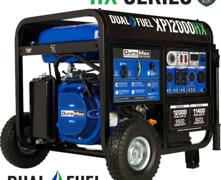 Today only: DuroMax dual fuel 9500-watt portable generator for $1,279