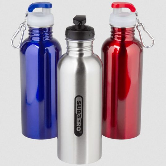3-pack of 25 ounce Sub Zero stainless steel bottles for $28 shipped
