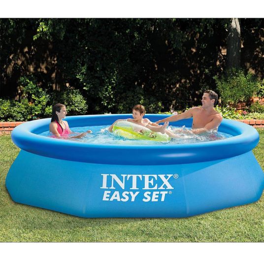 Intex Easy Set inflatable above ground pool for $60