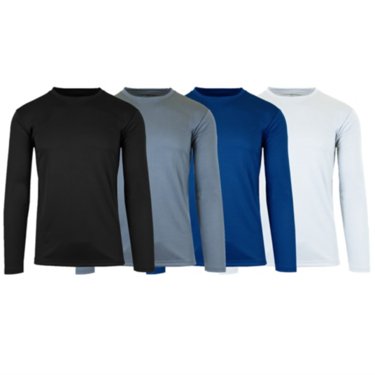 Today only: GBH men’s moisture-wicking long sleeve tee 4-pack from $25