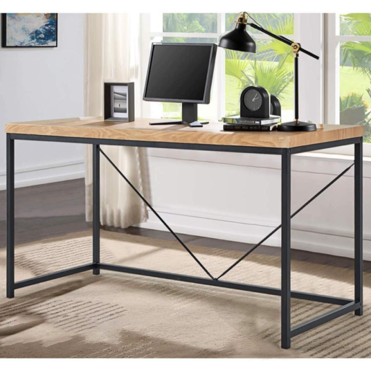 Today only: 55″ Modern computer desk for $38 shipped