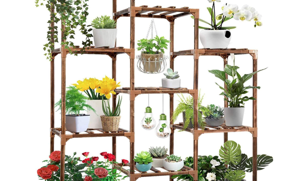Cfmour 10-tier plant stand for $36