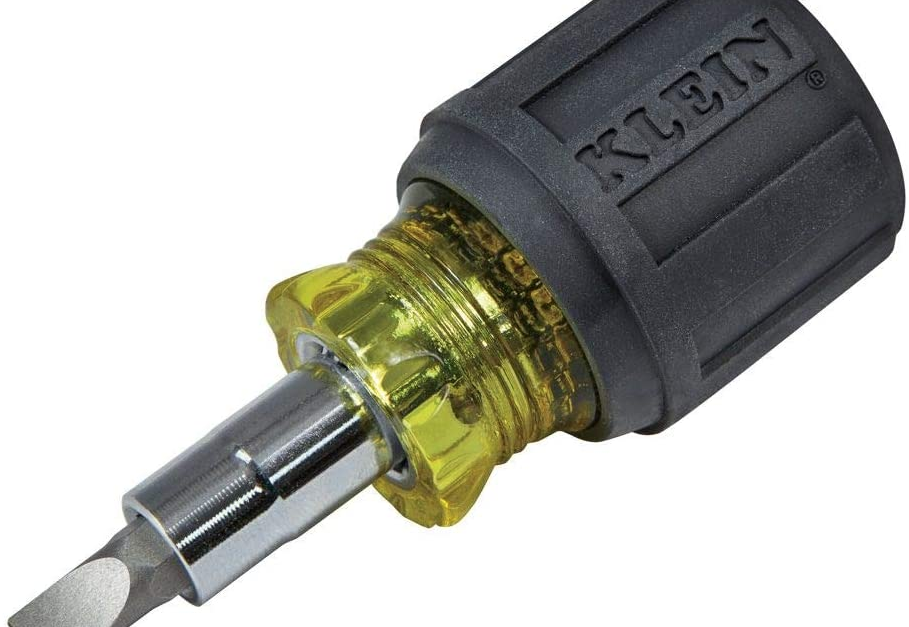 Klein Tools 6-in-1 multi-bit screwdriver for $8