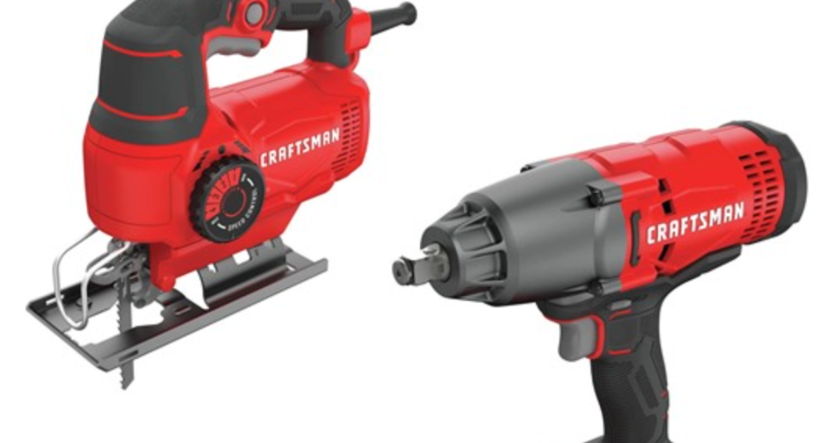 Today only: Craftsman 5.0-Amp jigsaw for $30 or impact wrench for $85