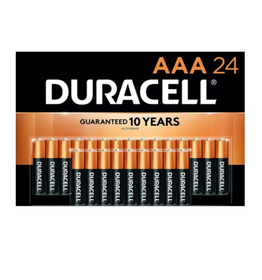 Duracell Coppertop batteries for FREE after rewards