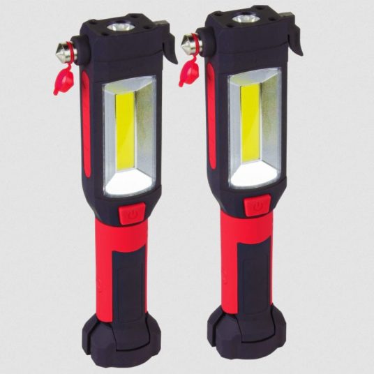 2-pack of SecureBrite 9-in-1 emergency auto tools with flashlight for $25 shipped