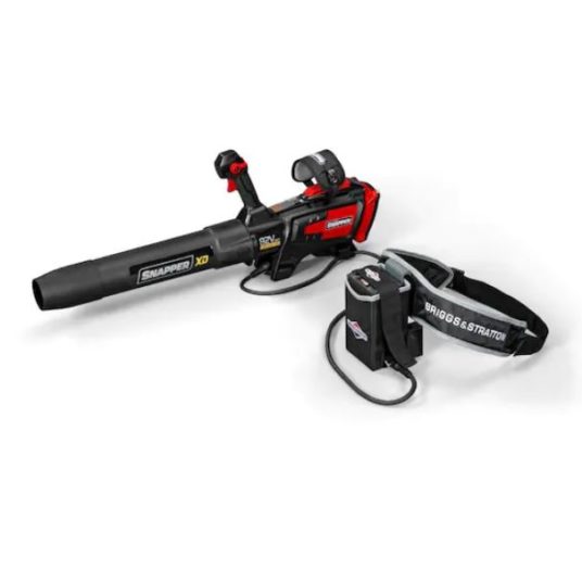 Today only: Snapper 82-volt 140-MPH brushless handheld cordless electric leaf blower for $179