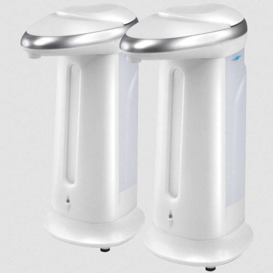 Today only: 2-pack of FineLife touchless soap dispensers for $29 shipped