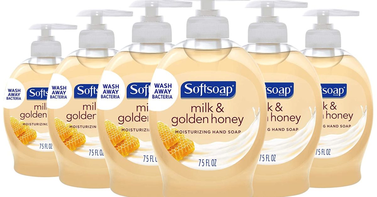 6-pack of Softsoap liquid hand soap for $5