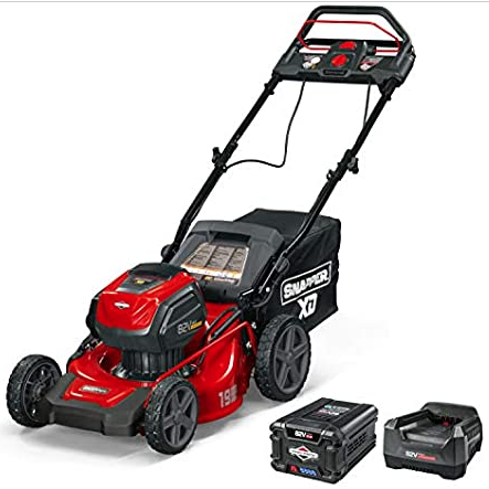Snapper XD electric19-inch lawn mower kit with 2 batteries for $270