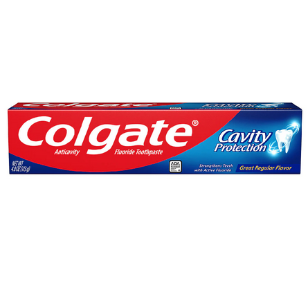 FREE 4-oz Colgate Cavity Protection toothpaste with fluoride
